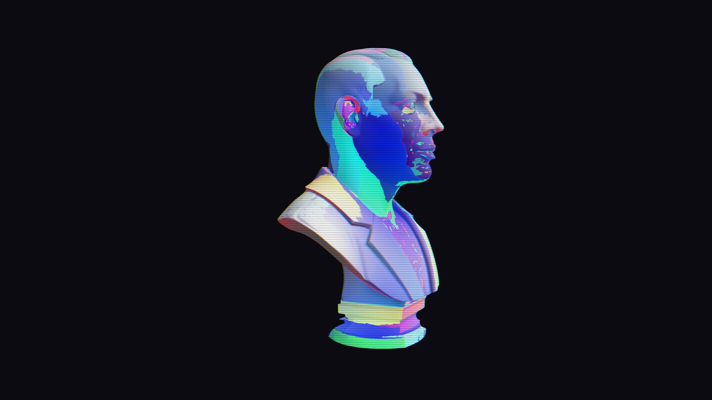 ShaderRender Animate editor with a 3D scene and keyframe timeline